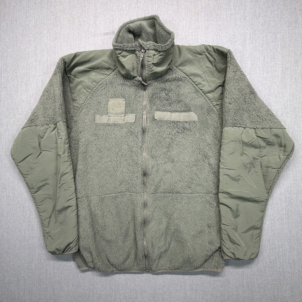 Army Gen III Cold Weather Jacket Mens Medium Green Fleece Outdoor
